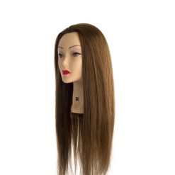 Manekeno galva 100% natūraliais žmonių plaukais 60cm LABOR PRO