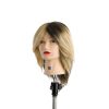 Manekeno galva 100% natūraliais plaukais 20cm LABOR PRO ,,4 SECTIONS''
