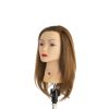 Manekeno galva 100% natūraliais žmonių plaukais 35cm LABOR PRO