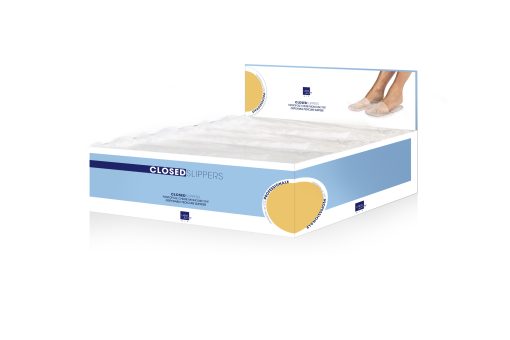 Uždaros vienkartinės šlepetės dėžutėje LABOR PRO, 50 porų - Image 2