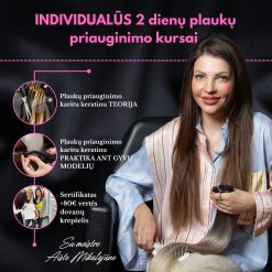 Individualūs 2 dienų plaukų priauginimo kursai