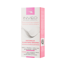 Natūralus blakstienų serumas INVEO ULTIMATE COSMETICS + DOVANA