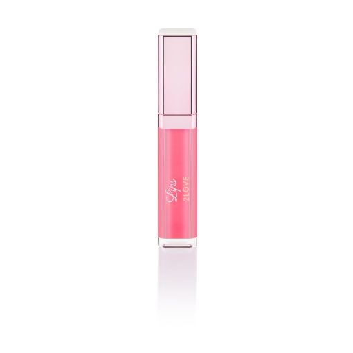 Rožinis putlinamasis lūpų blizgis „Lips2LOVE" + DOVANA - Image 3