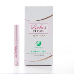 Blakstienų augimą skatinantis serumas su biopeptidais „Lashes2Love” INVEO + DOVANA