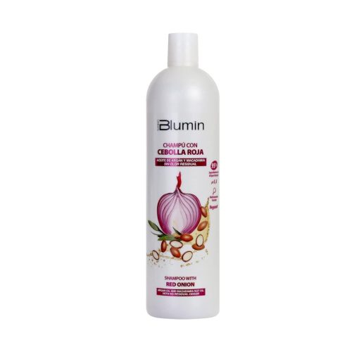 Šampūnas su raudonojo svogūno ekstraktu, argano ir makadamijos riešutų aliejais Blumin, TAHE, 1000ml.