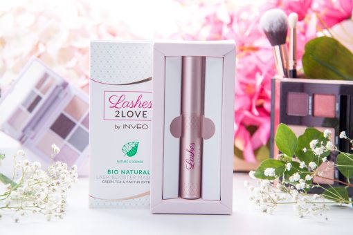 Blakstienas stiprinantis tušas su žaliosios arbatos ir kaktusų ekstraktais „Lashes2Love” INVEO + DOVANA - Image 6