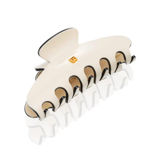 BALMAIN HAIR plaukų segtukas / LE Pince a Cheveux L White/Black SS23