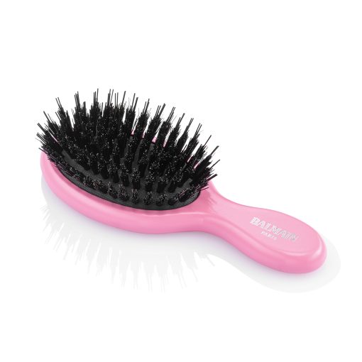 Mini šepetys / Hair Extension Brush Mini Pink BALMAIN HAIR - Image 2