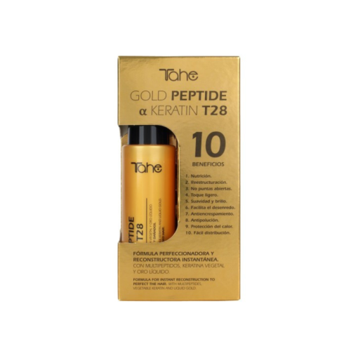 Serumas pažeistiems plaukams su keratinu Keratin T28 Gold TAHE, 100 ml - Image 2