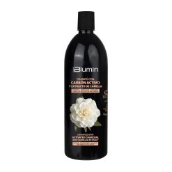 Šampūnas su aktyvia anglimi ir kamelijos ekstraktu URBAN BLUMIN,  1000 ml