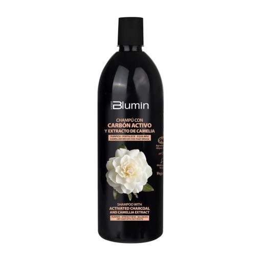 Šampūnas su aktyvia anglimi ir kamelijos ekstraktu URBAN BLUMIN,  1000 ml