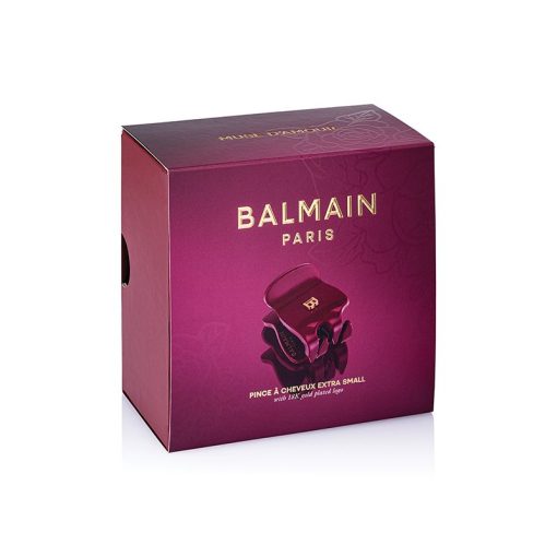 BALMAIN HAIR segtukas plaukams Velvet Burgundy XS / Pince à Cheveux Velvet Burgundy XS - Image 2