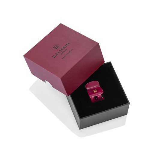 BALMAIN HAIR segtukas plaukams Velvet Burgundy XS / Pince à Cheveux Velvet Burgundy XS